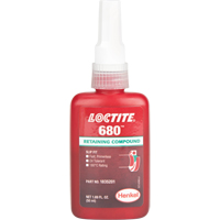 Composé de retenue Loctite<sup>MD</sup> 680, 50 ml, Bouteille, Vert AF075 | Pronet Distribution