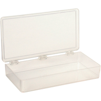 Boîte à compartiments K-Resin, Plastique, 4" la x 8" p, 1-3/16" h, Transparent CB709 | Pronet Distribution