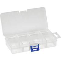 Boîte à compartiments en plastique, 2,75" la x 5,5" p x 1,25" h, 8 compartiments CG067 | Pronet Distribution