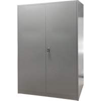 Storage Cabinet, Steel, 4 Shelves, 78" H x 48" W x 24" D, Grey FN427 | Pronet Distribution