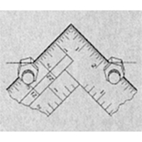 Fixations de calibre d'escalier pour équerres de charpente & équerres de charpentier HT644 | Pronet Distribution