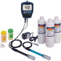 R3525 pH/mV Meter with ORP Electrode, pH/Conductivity Solutions & Power Adapter Kit IC967 | Pronet Distribution