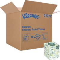 Papiers-mouchoirs Naturals Boutique* de Kleenex<sup>MD</sup>, 2 pli, 7,8" lo x 8,3" la, 95 feuilles/boîte JK986 | Pronet Distribution
