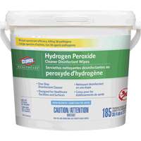 Lingettes désinfectantes et nettoyantes à base de peroxyde d'hydrogène Healthcare<sup>MD</sup>, 185 lingettes  JO252 | Pronet Distribution
