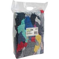 Recycled Material Wiping Rags, Cotton, Mix Colours, 10 lbs. JQ107 | Pronet Distribution