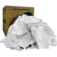 Recycled Wiping Rags, Cotton, White, 10 lbs. JQ181 | Pronet Distribution