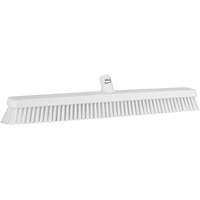 Heavy-Duty Push Broom, Fine/Stiff Bristles, 24", White JQ215 | Pronet Distribution