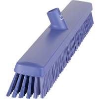 Heavy-Duty Push Broom, Fine/Stiff Bristles, 24", Purple JQ219 | Pronet Distribution