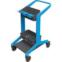 Chariot de nettoyage HyGo, 30,7" x 20,9" x 40,6", Plastique/Acier inoxydable, Bleu JQ264 | Pronet Distribution