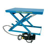 LoProfile™ Electric-Hydraulic Scissor Lift Table, Steel, 32-1/2" L x 23-1/2" W, 550 lbs. Capacity LV442 | Pronet Distribution