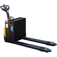 Fully Powered Electric Pallet Truck, 4500 lbs. Cap., 48" L x 30.25" W LV536 | Pronet Distribution