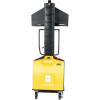 Narrow Mast Powered Lift Stacker, Electric Operated, 1500 lbs. Capacity, 63" Max Lift LV588 | Pronet Distribution