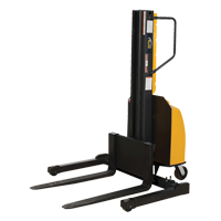 Narrow Mast Powered Lift Stacker, Electric Operated, 1500 lbs. Capacity, 98" Max Lift LV591 | Pronet Distribution