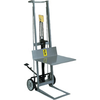 Hydraulic Platform Lift Stacker, Foot Pump Operated, 400 lbs. Capacity, 40" Max Lift MA468 | Pronet Distribution