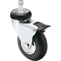 Roulette Comfort Roll, Pivotant avec frein, Diamètre 3" (76 mm), Capacité 175 lb (79 kg) MJ023 | Pronet Distribution