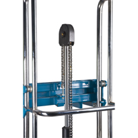 Hydraulic Platform Lift Stacker, Foot Pump Operated, 880 lbs. Capacity, 60" Max Lift MN397 | Pronet Distribution