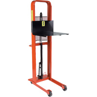 Hydraulic Platform Lift Stacker, Foot Pump Operated, 1000 lbs. Capacity, 80" Max Lift MN653 | Pronet Distribution