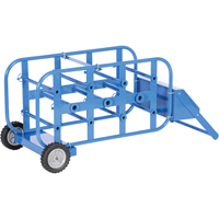 Chariot portatif pour matériaux bobinés, Acier, 11 Montants, 19-1/2" la x 43-1/4" h x 17-1/2" p, Capacité de 150 lb MN708 | Pronet Distribution
