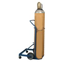 Chariot professionnel CC-2 pour deux bouteilles de gaz, Roues Caoutchouc moulé, Base de 16-7/8" la x 7-1/4" lo, 500 lb MO345 | Pronet Distribution