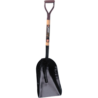 Grain & Coal Scoop Shovel, Wood, Tempered Steel Blade, D-Grip Handle, 27-3/4" Length ND122 | Pronet Distribution