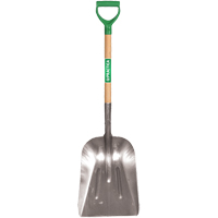 Scoop Shovel, Wood, Aluminum Blade, D-Grip Handle, 29" Length NE161 | Pronet Distribution