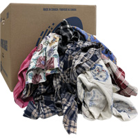 Select Wiper Rags, Flannel, 20 lbs. NKC091 | Pronet Distribution