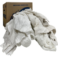 Wiper Rags Box, Terrycloth, White, 10 lbs. NKC096 | Pronet Distribution