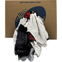 Western Wiper Rags Box, Fleece, Mix Colours, 20 lbs. NKC099 | Pronet Distribution