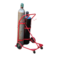 Chariot pour bouteilles, Roues Caoutchouc moulé, Base de 25-1/2"la x 7"lo, 350 lb NKH897 | Pronet Distribution