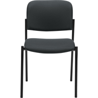 Armless Stacking Chairs, Fabric, 32" High, 300 lbs. Capacity, Charcoal OP320 | Pronet Distribution