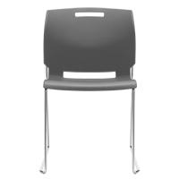 Chaise, Plastique, Hauteur 32-1/2", Capacité 300 lb, Gris OP935 | Pronet Distribution