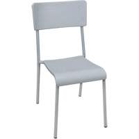Ventura Stacking Chair, Polypropylene, 36" High, 300 lbs. Capacity, Grey OQ722 | Pronet Distribution