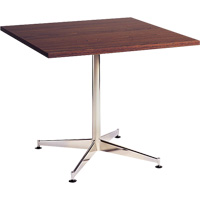 Cafeteria Table, 36" L x 36" W x 29-1/2" H, Laminate, Brown OR435 | Pronet Distribution