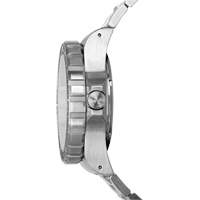 Très grande montre automatique avec jour/date avec bracelet en acier inoxydable, Numérique, À piles, 46 mm, Argent OR477 | Pronet Distribution