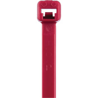 T Series Cable Ties, 8" Long, 50 lbs. Tensile Strength, Red PG629 | Pronet Distribution