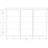 Cabinet d'entreposage à tiroirs intégré Interlok RN755 | Pronet Distribution