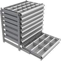 Cabinet d'entreposage à tiroirs intégré Interlok RN751 | Pronet Distribution