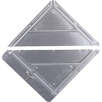 Porte-plaques, Aluminium SAG844 | Pronet Distribution