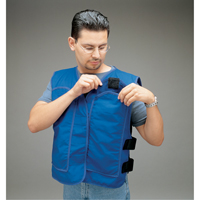 Vestes de refroidissement avec pochettes pour insertions, Grand, Bleu royal SAI259 | Pronet Distribution