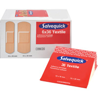 Systèmes de distribution de bandages Salvequick<sup>MD</sup> - recharges stériles, Rectangulaire/carrée, Tissu, Stérile SAY305 | Pronet Distribution