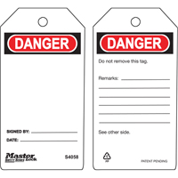 Étiquettes de sécurité, Plastique, 3" la x 5-3/4" h, Anglais SEA312 | Pronet Distribution