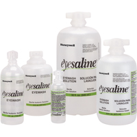 Bouteilles de solution saline pour douche oculaire, Bouteille Plein, 1 oz SEC467 | Pronet Distribution