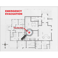 Evacuation Map Holder Clear Insert SEC866 | Pronet Distribution