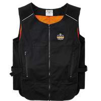 Chill-Its<sup>®</sup> 6260 Lightweight Phase Change Cooling Vest with Packs, Small/Medium, Black SGN882 | Pronet Distribution