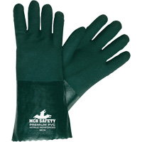 Chemical Resistant Gloves, Size Large, 14" L, PVC, Jersey Inner Lining SGT425 | Pronet Distribution