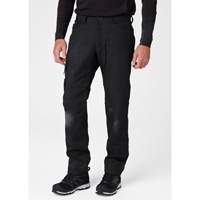 Pantalons d'entretien Oxford, Poly-coton, Noir, Taille 30, Entrejambe 30 SGU533 | Pronet Distribution
