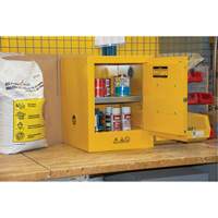 Flammable Storage Cabinet, 4 gal., 1 Door, 17" W x 22" H x 18" D SGU584 | Pronet Distribution