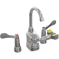Swing-Activated Faucet/Eyewash with Wristblade Faucet Valves, Sink Mount Installation SHB554 | Pronet Distribution