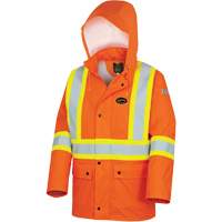 High-Visibility FR Waterproof Safety Jacket, X-Small, High Visibility Orange SHE543 | Pronet Distribution