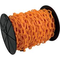 Chaîne de sécurité en plastique robuste, Orange SHH035 | Pronet Distribution